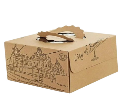 Brown Paper Food Packaging Box