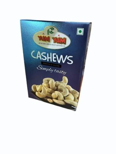 Cashew Nut Packaging Box - Paper Material, Multi Color, Printed | Food Industry Use
