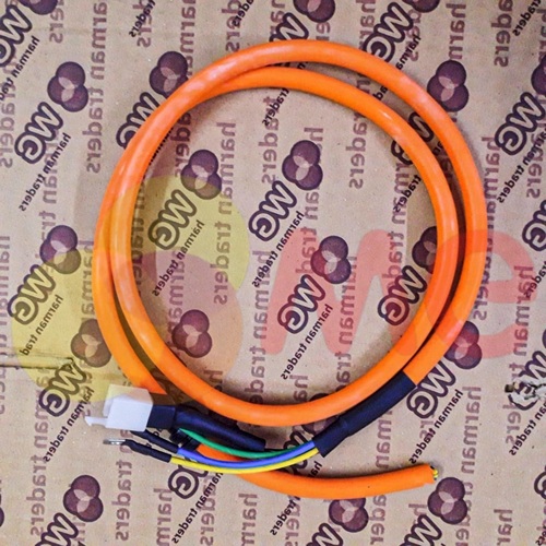 E-Rickshaw Motor Wire With Sensor - Color: Orange