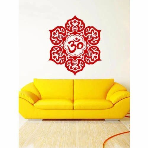 Om Design Pvc Wall Sticker