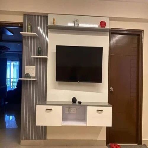 Plywood Wall Tv Unit