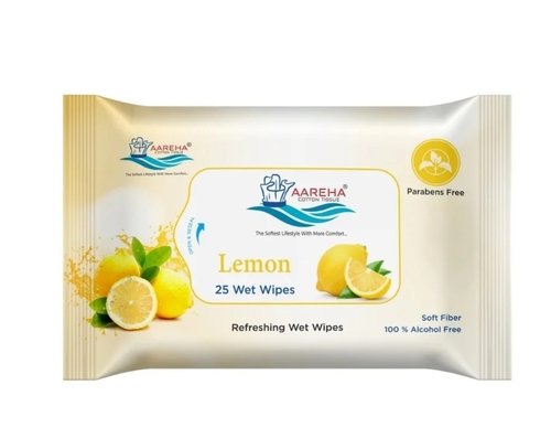 Refreshing Lemon Wet Wipes