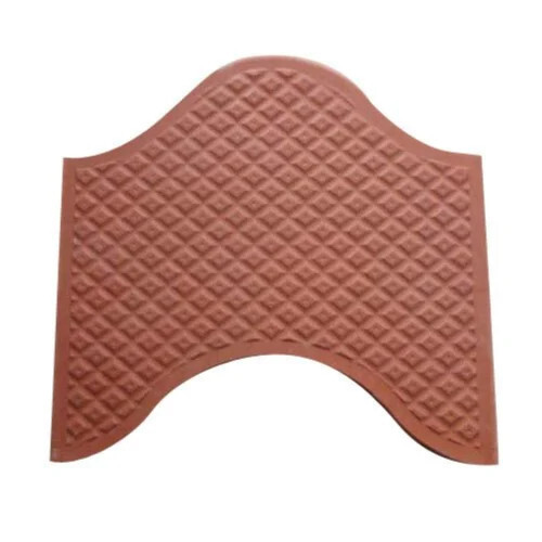 Wave Cement Paver Block - Color: Red
