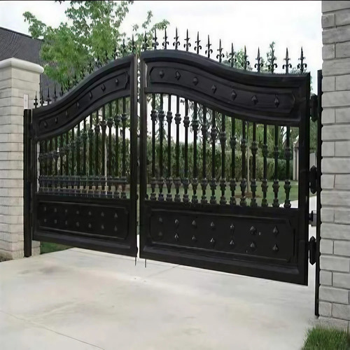 Designer Mild Steel Gate - Color: Black