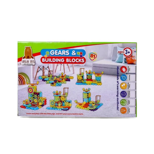 Gears And Building Block Toy
