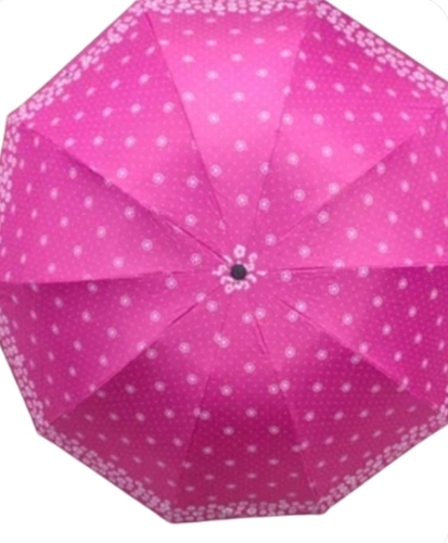 Pink Floral Umbrella