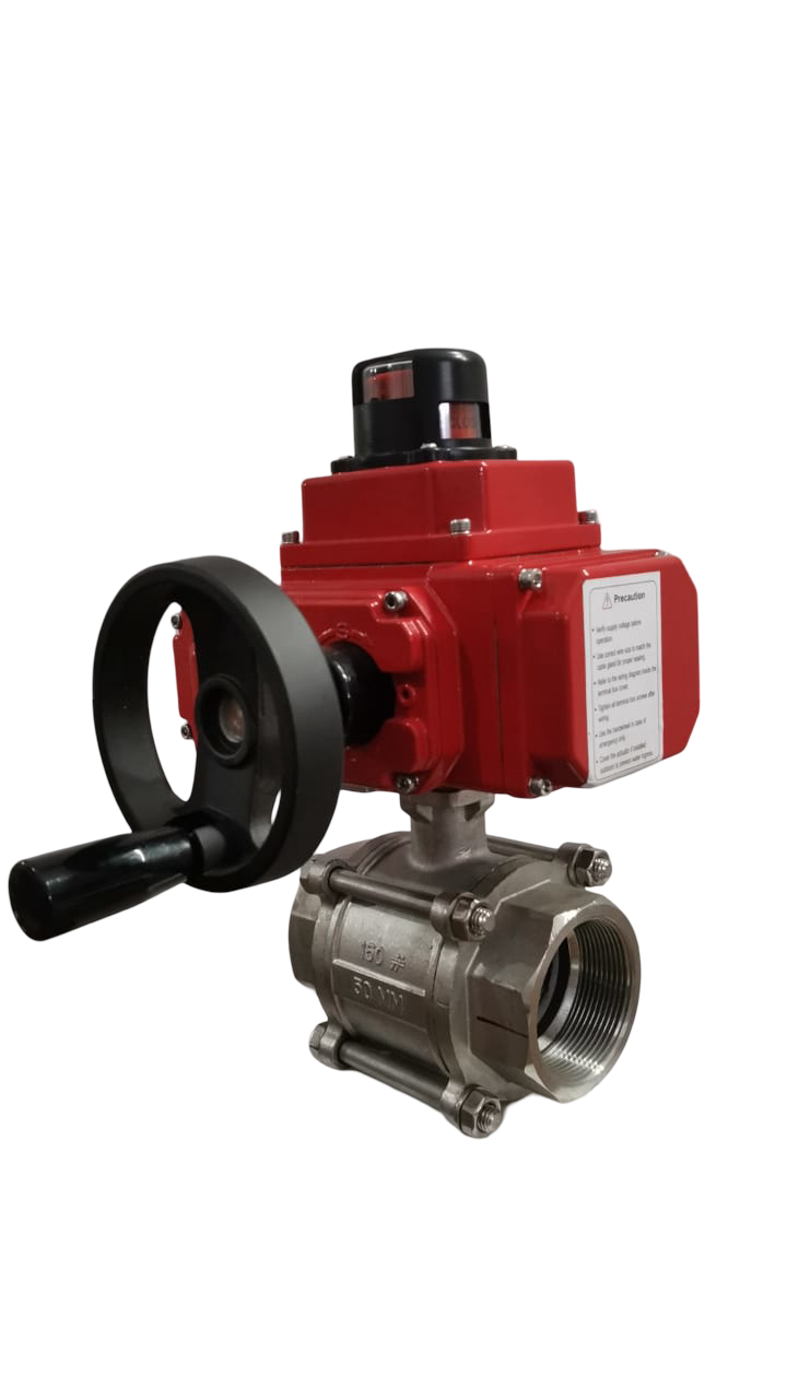 Three Piece Electrical Ball Valve
