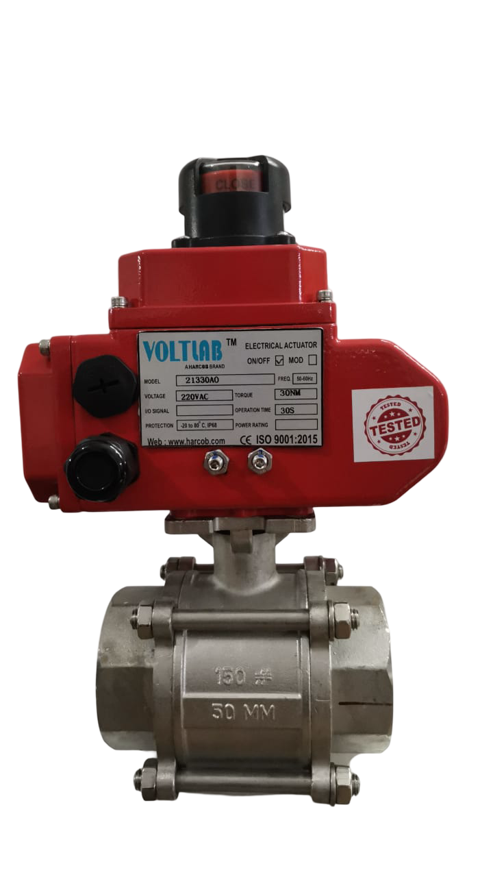 Trunnion Mounted Electrical Ball Valve Internal or External