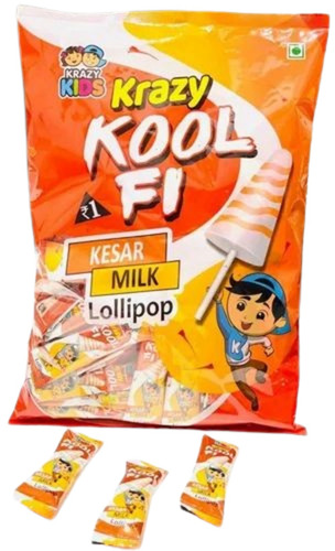 Kesar Milk Lollipop