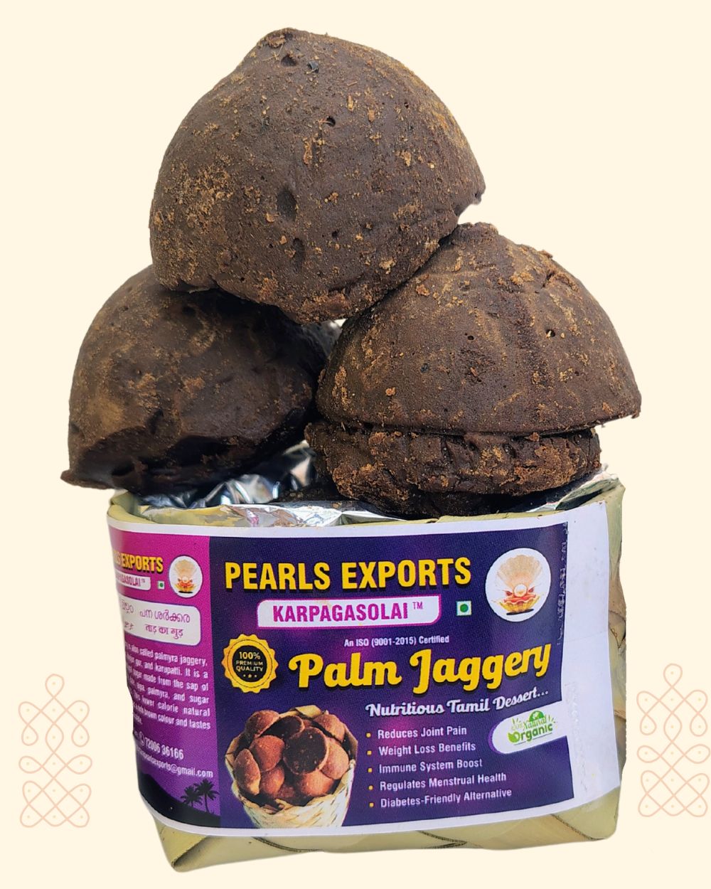 Original Udangudi Palm Jaggery | Panam Karuppatti | Organic & Natural Sweetener | Second Quality