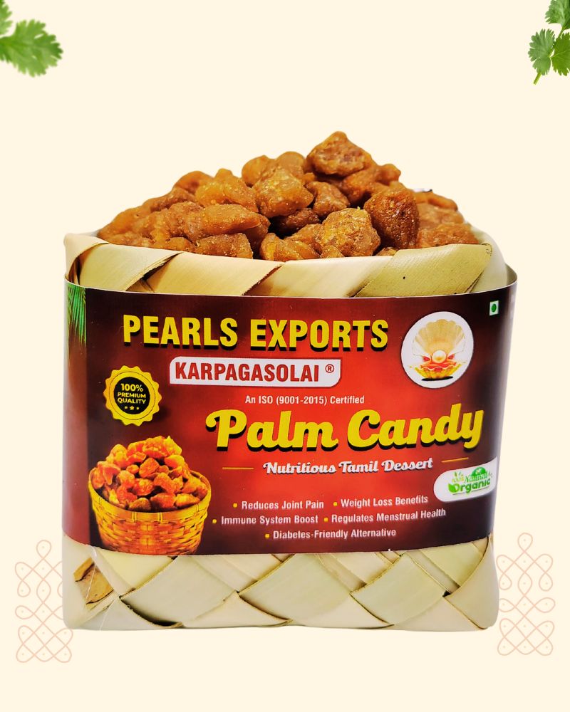 Udangudi Original Palm Candy | Palm Sugar | Panam Karkandu | Natural Sweetener | Unrefined & Chemical-Free | Healthy Sugar Alternative | Second Quality