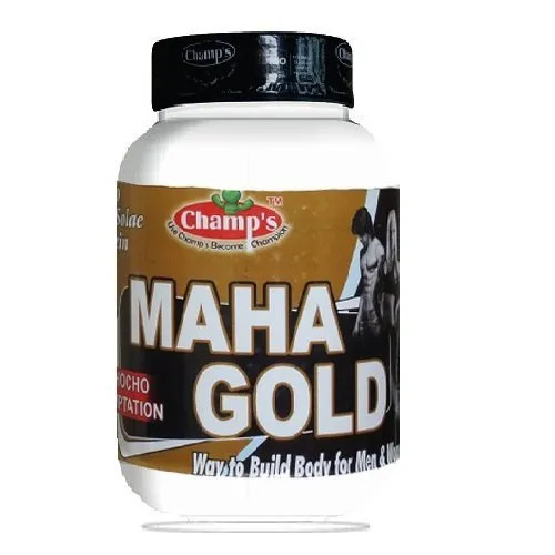 CHAMPS Maha Gold Nutrition Supplement (2 Kg) - Powder, Highly Vegetarian, India | Promote Healthy Growth, Build Muscles