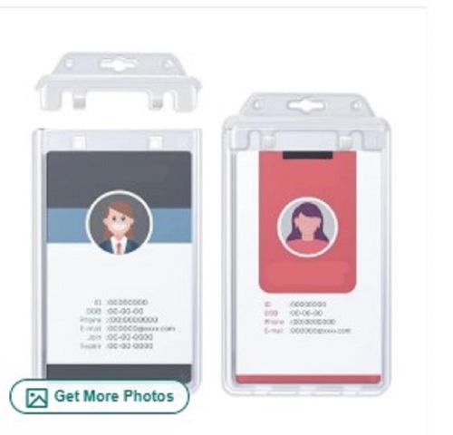 प्लास्टिक पहचान पत्र धारक