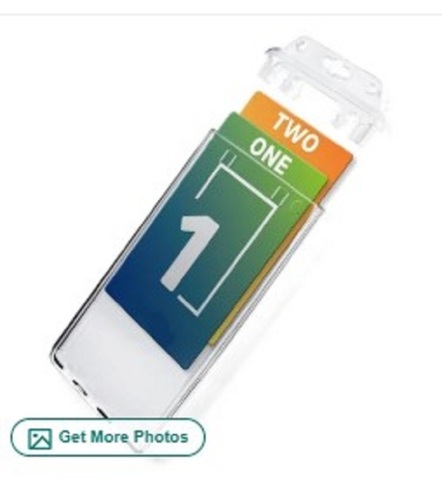 Rectangular Id Card Holder