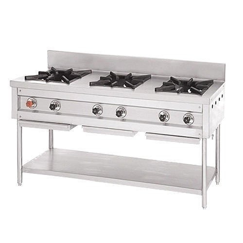 STAINLESS STEEL 3 BURNER GAS