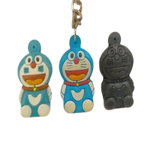 Doremon Rubber Keychain