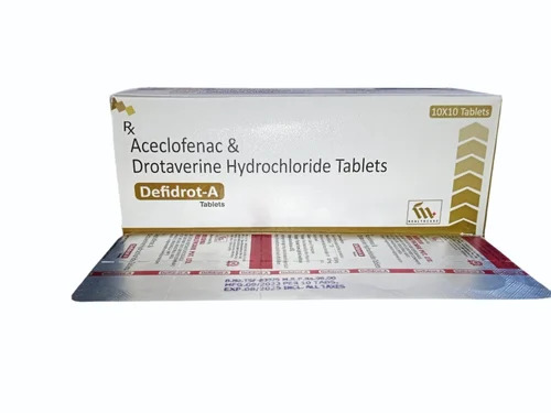 Aceclofenac 100 Mg Drotaverine 80 Mg Tablets