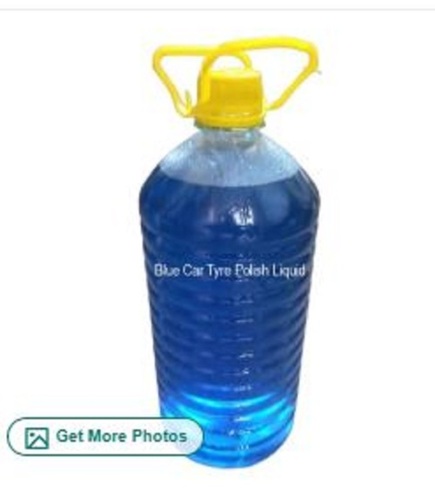 Blue Car Tyre Polish Liquid