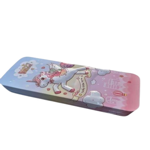 Cartoon Printed Metal Pencil Box