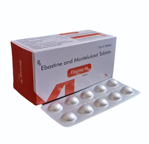 Ebimeg-M Ebastine And Montelukast Sodium Tablets - Medicine Grade Prescription Required | Dosage: As Per Prescription Physical Form: Tablets