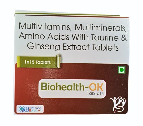 Ginseng Multivitamins Multiminerals Amino Acid Taurine Tablets