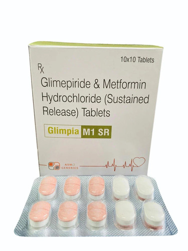 Glimepiride 1mg Metformin 500 Mg Tablets