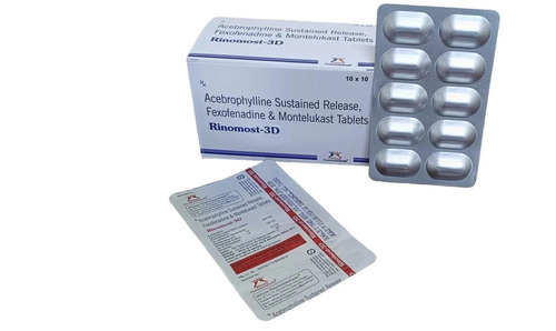 Acebrophylline Sustained Release Fexofenadine And Montelukast Tablets