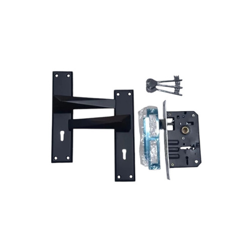 Black Aluminium Mortise Handle