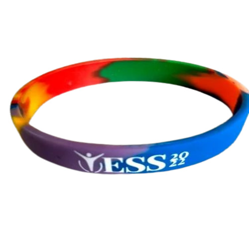 Rainbow Color Silicone Wristband