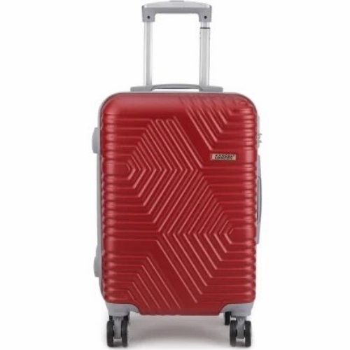 Red Hard Luggage Trolley Bag - Size: Customized