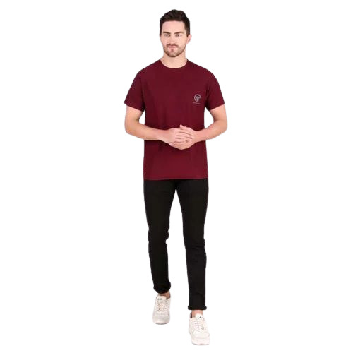 Round Neck Men T Shirt