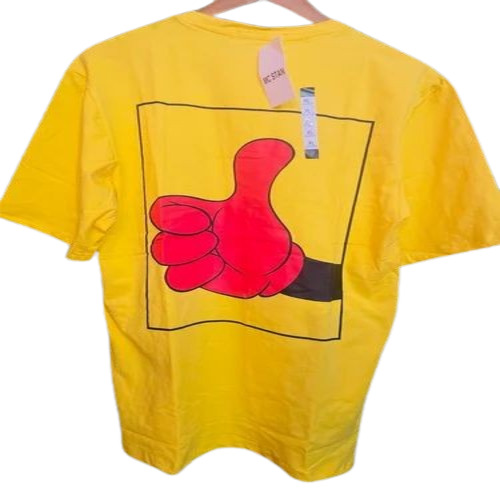 Thumb Printed Men T Shirt