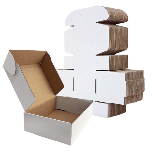 2 Ply White Corrugated Box - Color: Alltype