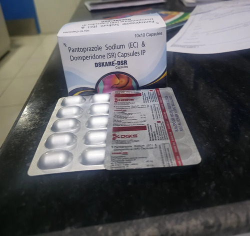 Pantoprazole Sodium EC And Domperidone SR Capsules - Medicine Grade, Prescription Required, Capsule Form