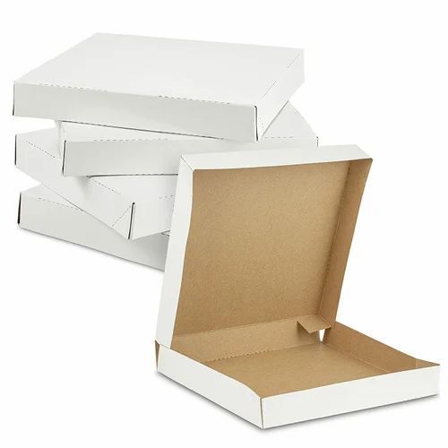 White Plain Pizza Boxes By Ginni Gopal Boards Pvt Ltd