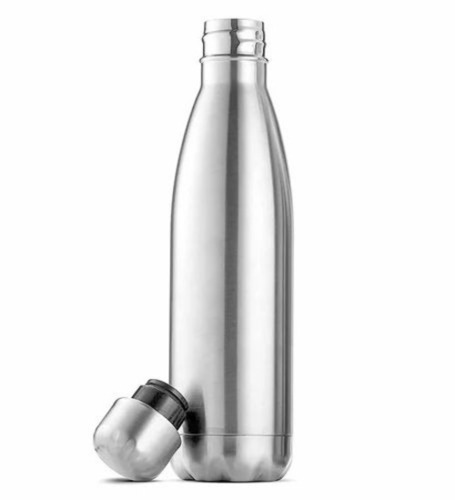 1000Ml Hot And Cold Water Bottle - Color: Silver
