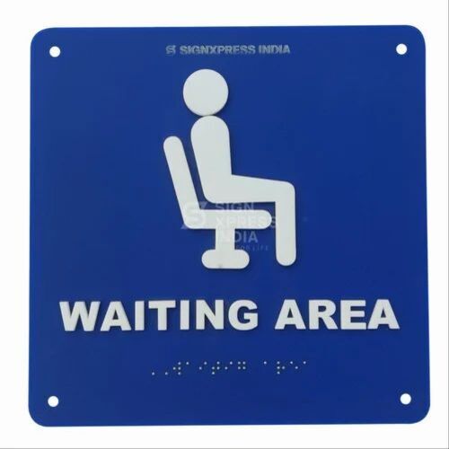 Acrylic Braille Signage Board