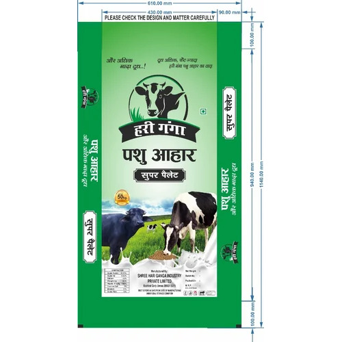 Printed Cattle Feed Bags