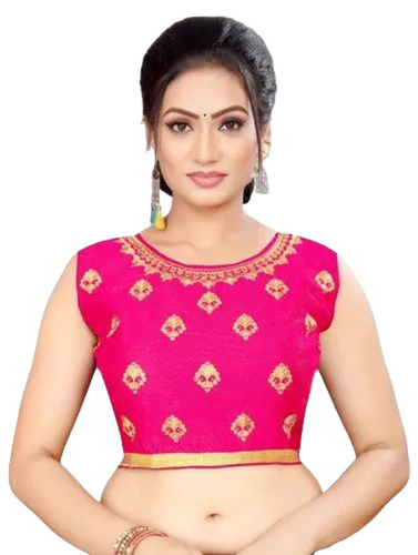 Sleeveless Embroidery Blouse