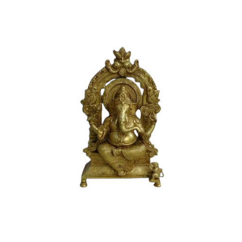 19 Inch Brass Ganesh Statue