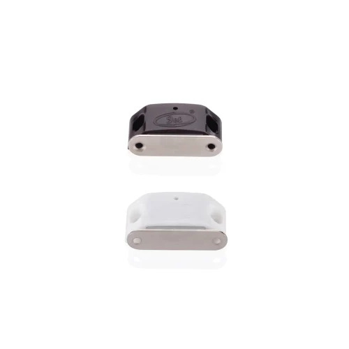 D Type White Magnetic Door Catches
