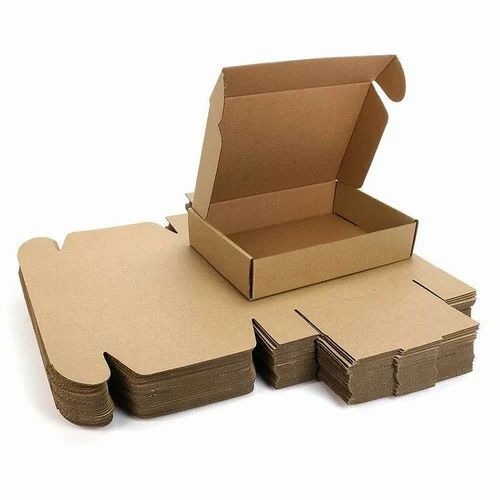 Die Cut Plain Corrugated Box