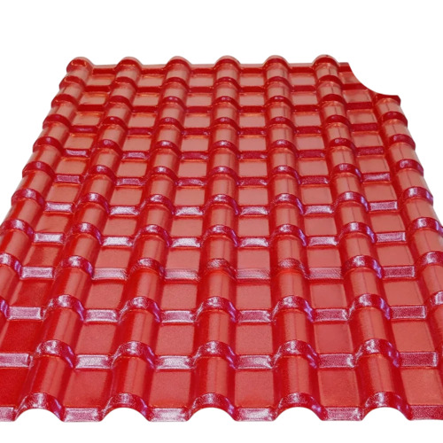 Red Pvc Corrugated Roofing Sheet
