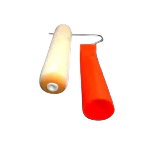 Velvet Paint Roller - Velvet & Plastic, 2 Inch Diameter, Orange | Durable, Portable, Smooth Finish, Easy To Use