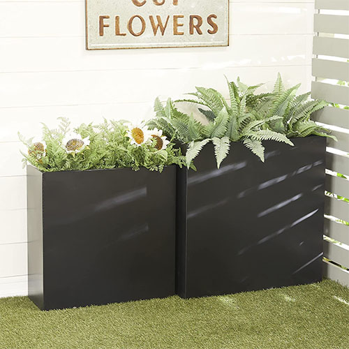 Stainless Steel Planter For Indoor Outdoor Use