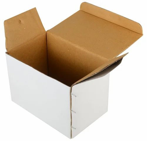 5 Ply White Packaging Corrugated Box