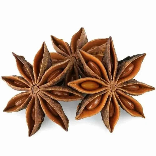 Brown Star Anise - Flavor: Sweet And Spicy