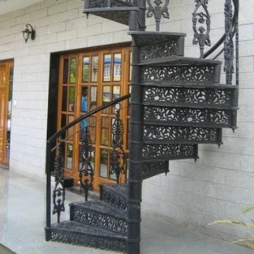 Cast Iron Spiral Staircase