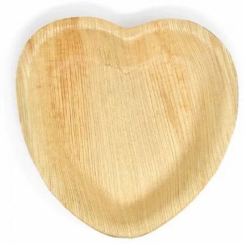 Heart Shape Areca Leaf Bowl