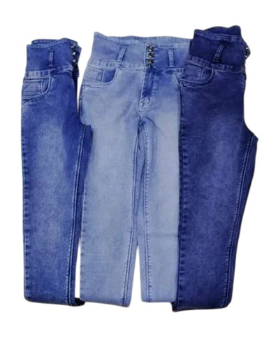 High Waist Ladies Jeans